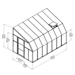 Palram 8 X 14ft Clear Canopia Sun Room -Lifetime Sales 12806783 7364833199022688