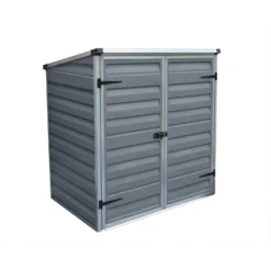 Palram - Canopia Voyager Pent Shed - Dark Grey