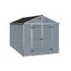 8x12ft Palram SkyLight Dark Grey Apex Shed -Lifetime Sales 12807226 6274831949468199