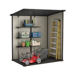 Keter Manor 6 X 4ft Outdoor Garden Pent Storage Shed - Beige/Brown -Lifetime Sales 12808002 1285036177117919