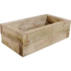 Forest Garden Wooden Sleeper Raised Bed -Lifetime Sales 12809016 7484833225680847