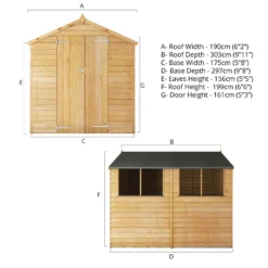 Mercia 10 X 6ft Overlap Double Door Apex Shed -Lifetime Sales 12809172 1565051417302098