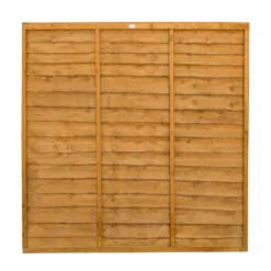 Forest Larchlap Lap 6x6ft Fence Panel - Pack Of 3