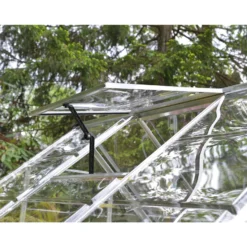 Palram 6 X 8ft Canopia Harmony Greenhouse - Silver -Lifetime Sales 12810583 9534833166982358