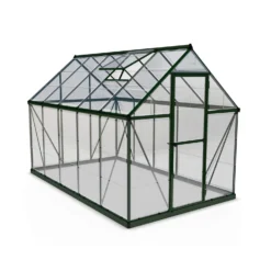 Palram 6 X 10ft Canopia Harmony Greenhouse - Green -Lifetime Sales 12810721 9424832988427056
