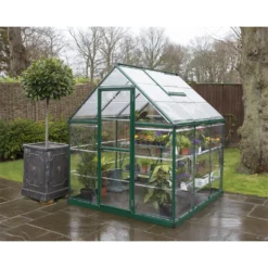 Palram 6 X 6ft Canopia Harmony Greenhouse - Green -Lifetime Sales 12810723 1054832986156452