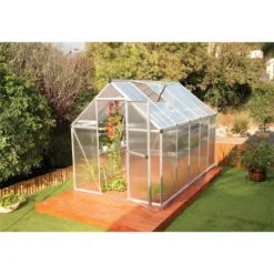 Palram 6 X 10ft Canopia Mythos Greenhouse - Silver 13 Palram 6 X 10ft Canopia Mythos Greenhouse - Silver -Lifetime Sales 12810855 1744833196062732
