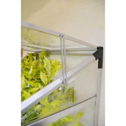 Palram - Canopia Lean To Grow House 4X2 Silver Clear -Lifetime Sales 12810857 1844833199970706