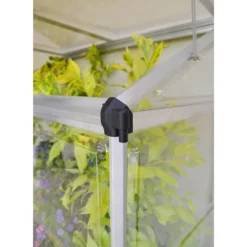 Palram - Canopia Lean To Grow House 4X2 Silver Clear -Lifetime Sales 12810857 9504833199775235