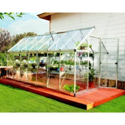 Palram 6 X 14ft Canopia Harmony Greenhouse - Silver -Lifetime Sales 12810860 1274833197875950
