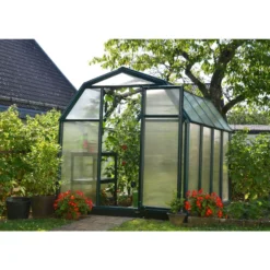 Palram 6 X 8ft Canopia Eco Grow Greenhouse - Green -Lifetime Sales 12810861 1494833198561438
