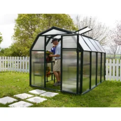 Palram 6 X 8ft Canopia Eco Grow Greenhouse - Green -Lifetime Sales 12810861 8324833198775713