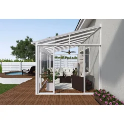 Palram Canopia Sanremo 10 X 14ft Conservatory - White -Lifetime Sales 12810862 1634833200004423