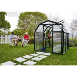 Palram 6 X 6ft Canopia Eco Grow Greenhouse - Green -Lifetime Sales 12810863 3514833197085747