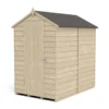 Forest Overlap 6 X 4ft Pressure Treated Apex Shed - No Window -Lifetime Sales 12810887 4004831884450270