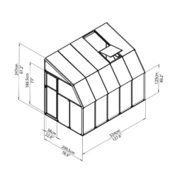 Palram 6 X 10 Ft Canopia Clear Sun Room -Lifetime Sales 12810964 9044833201292347