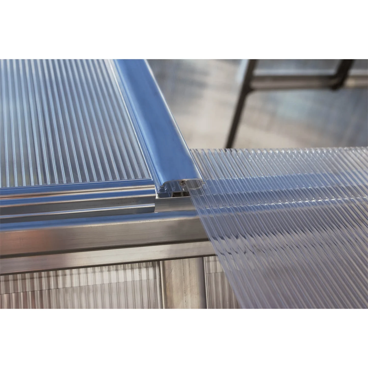 Palram 8 X 12ft Canopia Essence Greenhouse - Silver 7 Palram 8 X 12ft Canopia Essence Greenhouse - Silver - Image 5