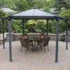Palram - Canopia Monaco Hexagonal Garden Gazebo Grey 1 Palram - Canopia Monaco Hexagonal Garden Gazebo Grey -Lifetime Sales 12810973 1864924172689461