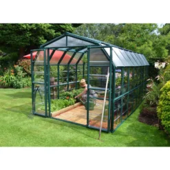 Palram 8 X 16ft Canopia Grand Gardener Greenhouse - Green -Lifetime Sales 12810979 7454833198502668