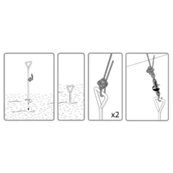 Palram - Canopia Greenhouse Anchoring Kit -Lifetime Sales 12811089 1244833193861389