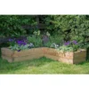 Forest Garden Wooden Caledonian Corner Raised Bed 1 Forest Garden Wooden Caledonian Corner Raised Bed -Lifetime Sales 12812604 4234957341066048