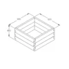 Forest Garden Wooden Caledonian Square Raised Bed 2 Forest Garden Wooden Caledonian Square Raised Bed -Lifetime Sales 12812606 1305021915776929