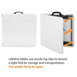 Lifetime Seasonal Party Trestle Folding Table - 1.22m / 4ft -Lifetime Sales 12813151 1924913634483522