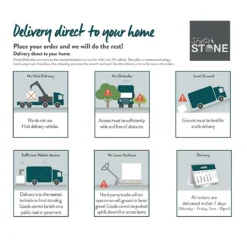 Stylish Stone Round Top Edging 600mm - Gold (Full Pack) -Lifetime Sales 12813220 1914957309868562