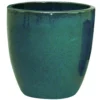 Chiswick Egg Garden Planter In Dark Green - 27cm -Lifetime Sales 12813287 2014831603630767