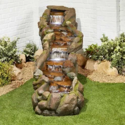 Stylish Fountains Bustling Waters Including LED Lights -Lifetime Sales 12814089 1844957312425579