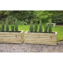 Forest Garden Wooden Linear Long Planter -Lifetime Sales 12814335 4764832957719956