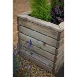 Forest Garden Wooden Linear Double Planter -Lifetime Sales 12814339 1294832957372718