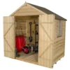 7x5ft Forest Wooden Overlap Pressure Treated Apex Shed -incl. Installation -Lifetime Sales 12814918 7974845696531876