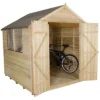 7x7ft Forest Wooden Overlap Pressure Treated Apex Shed -incl. Installation -Lifetime Sales 12814920 2114845696809466