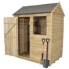 6x4ft Forest Wooden Overlap Pressure Treated Reverse Apex Shed -incl. Installation -Lifetime Sales 12815051 1424846118393820