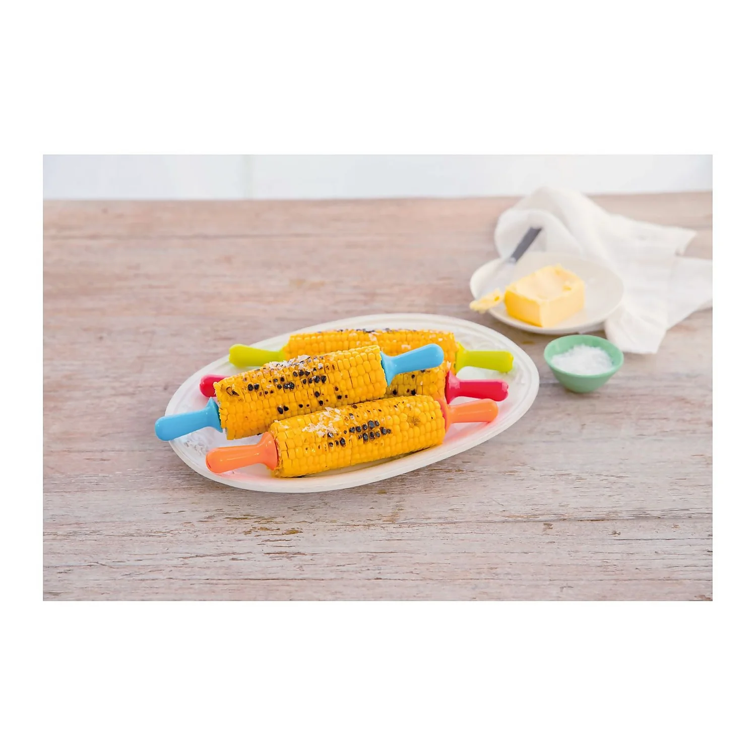 BBQ Buddy Corn Cob Holders - Pack Of 4 4 BBQ Buddy Corn Cob Holders - Pack Of 4 - Image 2