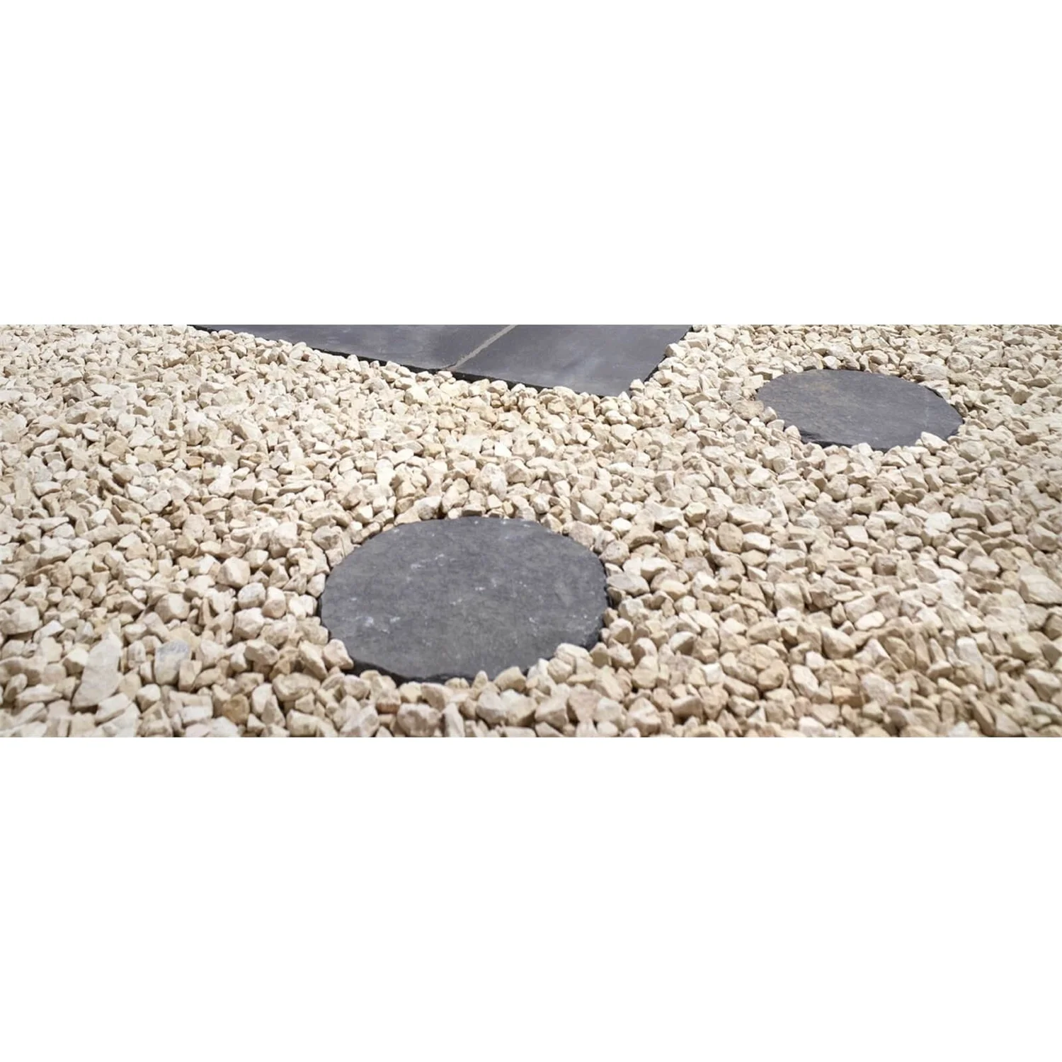 Stylish Stone Natural Stepping Stone 300mm - Charcoal 3 Stylish Stone Natural Stepping Stone 300mm - Charcoal