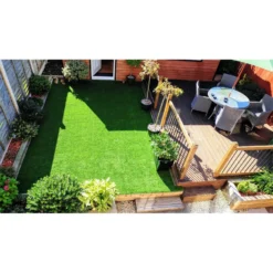 Nomow 28mm Garden Grass Artificial Grass Roll - 4m Width -Lifetime Sales 12816261 7484832979986211