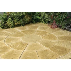 Stylish Stone Chantry Circle Kit 2.4m - Gold -Lifetime Sales 12816739 4214957341002151