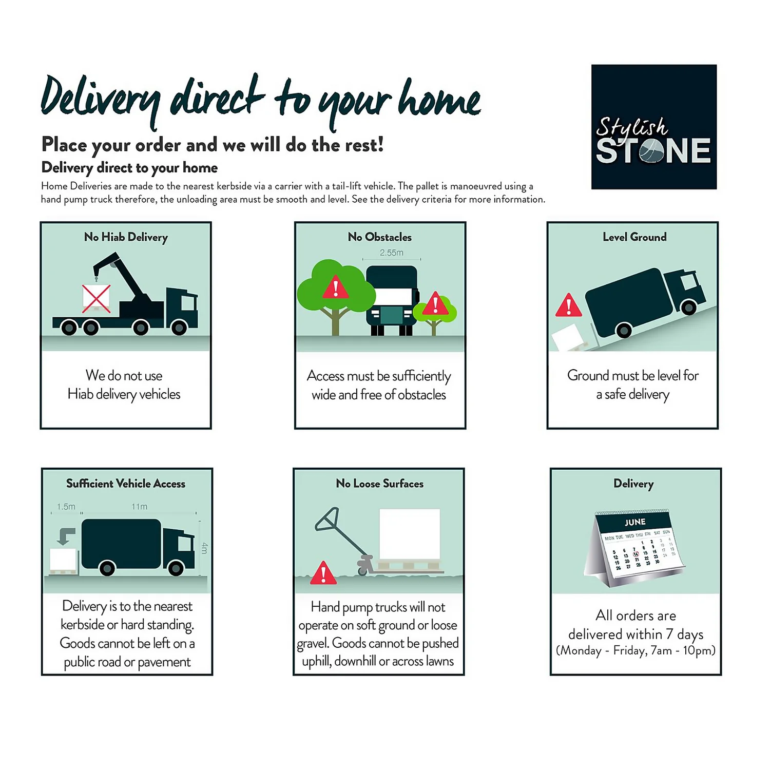 Stylish Stone Belfrey 1.8m Squaring Off Kit - Autumn Brown 4 Stylish Stone Belfrey 1.8m Squaring Off Kit - Autumn Brown - Image 2