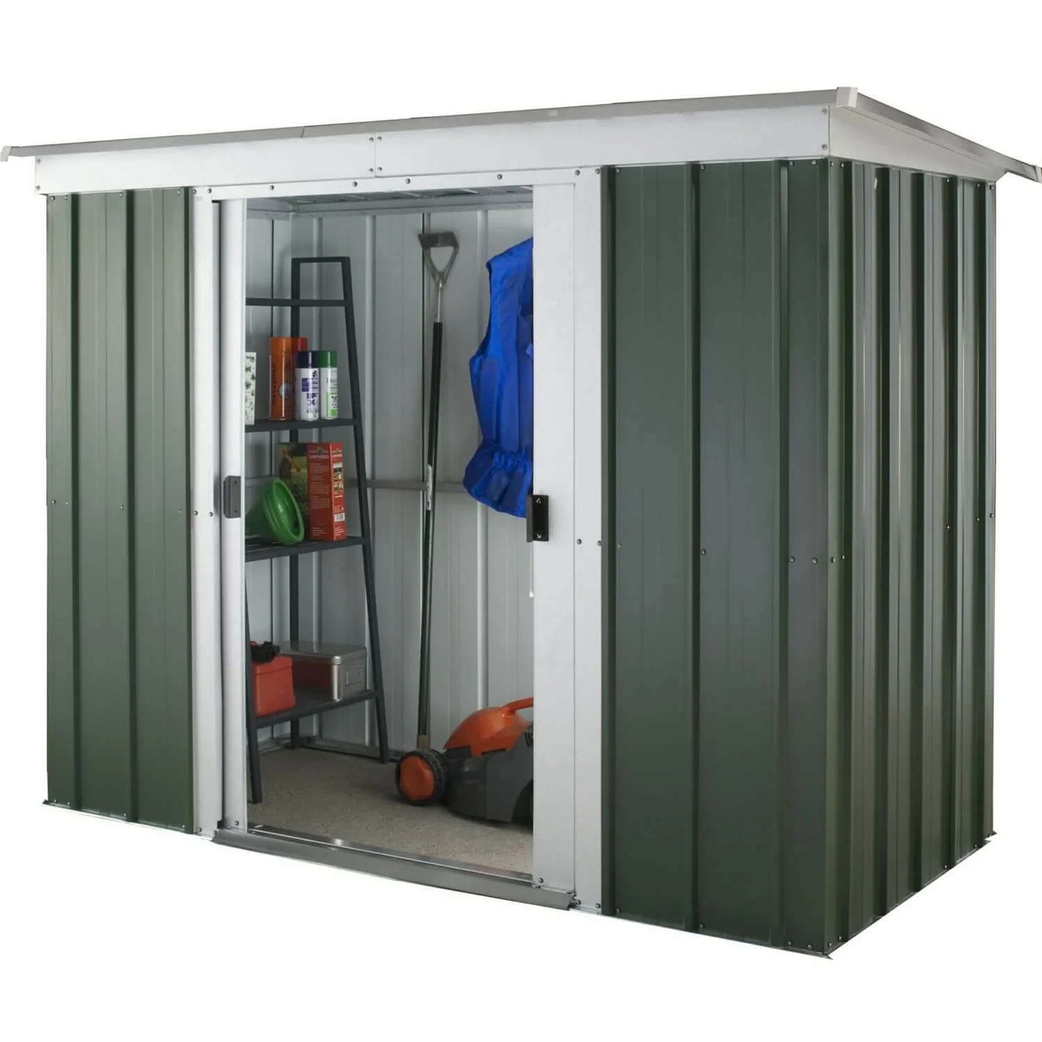 Yardmaster 10x4ft Hercules Deluxe Pent Metal Shed 3 Yardmaster 10x4ft Hercules Deluxe Pent Metal Shed