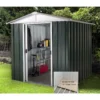 Yardmaster 6x5ft Hercules Deluxe Apex Metal Shed With Floor Frame -Lifetime Sales 12817649 8564924202231514