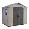 Keter Factor 8 X 6ft Outdoor Garden Apex Storage Shed - Beige/Brown 2 Keter Factor 8 X 6ft Outdoor Garden Apex Storage Shed - Beige/Brown -Lifetime Sales 12817713 1924895619203559