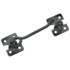 None Wire Cabin Hook - Black - 76mm