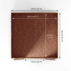 Mercia 10x10ft Overlap Apex Wooden Shed -Lifetime Sales 12819790 6575047801271394