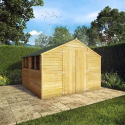 Mercia 10x10ft Overlap Apex Wooden Shed -Lifetime Sales 12819790 8775047800671172