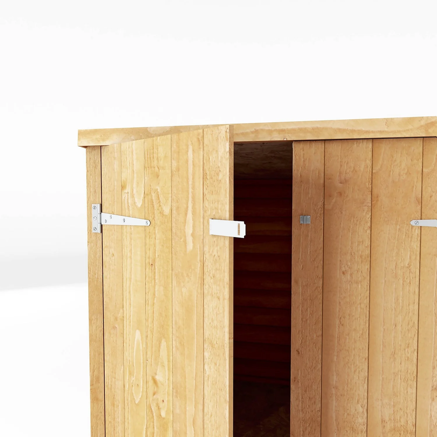 Mercia 6 X 4ft Overlap Pent Bike Shed 6 Mercia 6 X 4ft Overlap Pent Bike Shed - Image 4