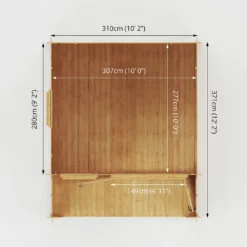 Mercia 3.3 X 3.7m Sherwood Log Cabin 21 Mercia 3.3 X 3.7m Sherwood Log Cabin -Lifetime Sales 12820083 1605023718573223