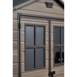 Keter Scala 6 X 8ft Outdoor Garden Apex Storage Shed - Brown -Lifetime Sales 12820748 1894909431068058