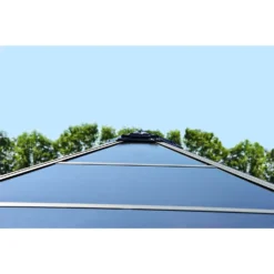 Palram - Canopia Roma Hexagonal Garden Gazebo Grey -Lifetime Sales 12821930 1404833174889818